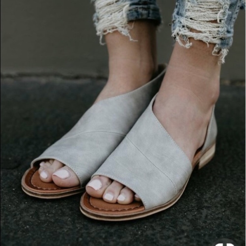 Cutout Sandal (free people inspired) sz 7.5